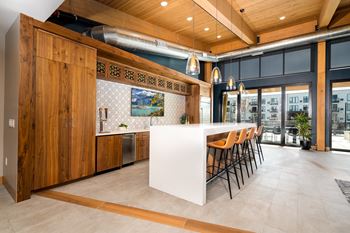 Spacious clubroom